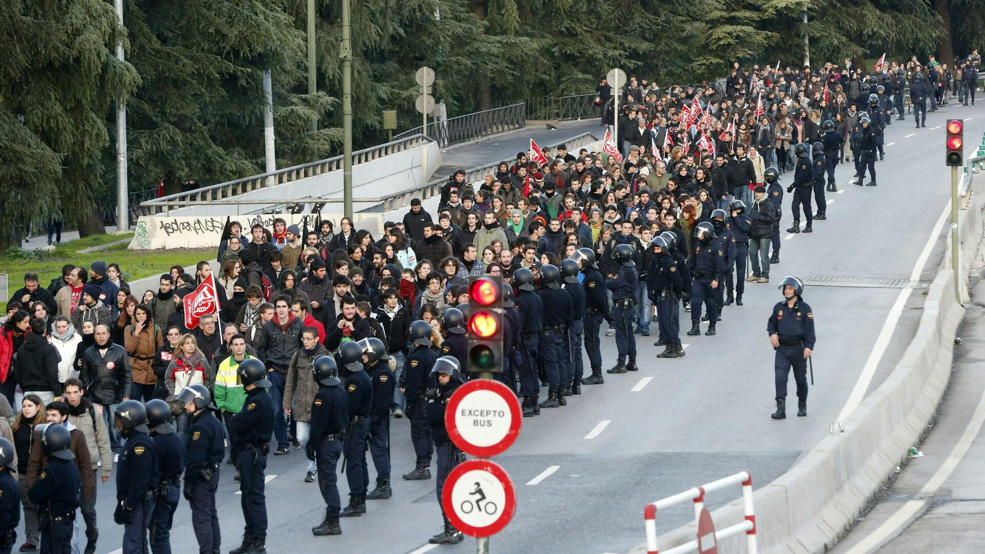 Stillstand in Spanien und Portugal: Südeuropa streikt gegen die Sparpolitik Stillstand in Spanien und Portugal: Südeuropa streikt gegen die Sparpolitik