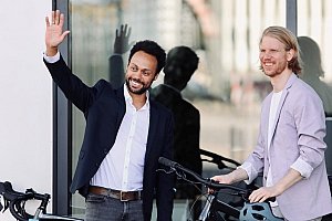 Mit dem Dienstrad zur Arbeit