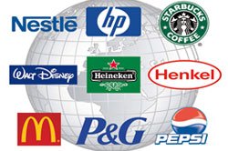 In Aktien internationaler Markenunternehmen investieren