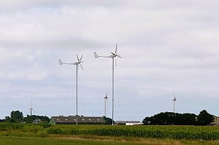 Windkraftanlage für das Eigenheim