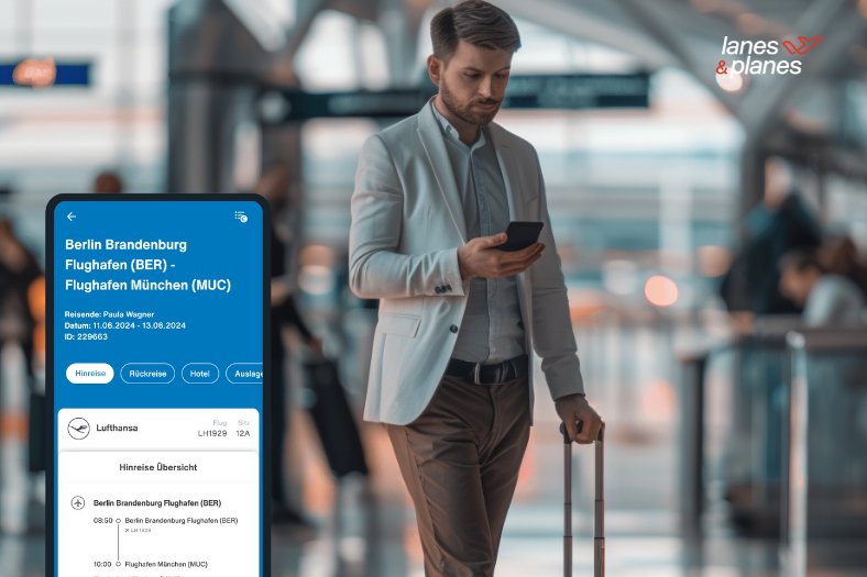 Travel-Management-App von Lanes & Planes