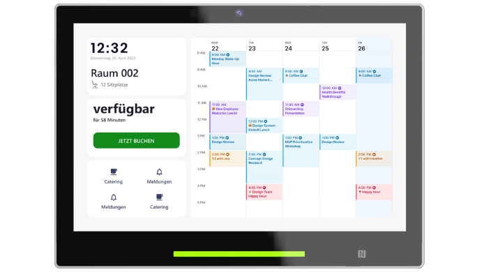 Digitale Türschilder