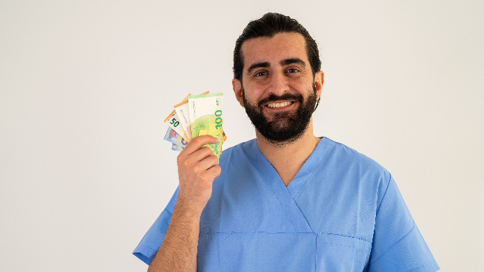 Krankenschwester Verdienst