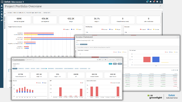 Consulting KPI für Dienstleister - ERP-Software Deltek Maconomy