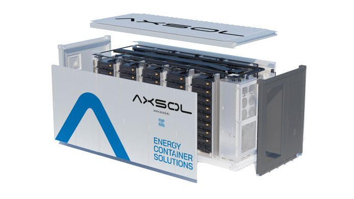 Lastspitzenkappung für industrielle Verbraucher - Leistungsstarke Batteriespeicher von AXSOL