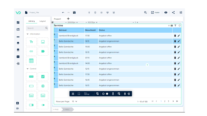 Low-Code-Plattform yeet