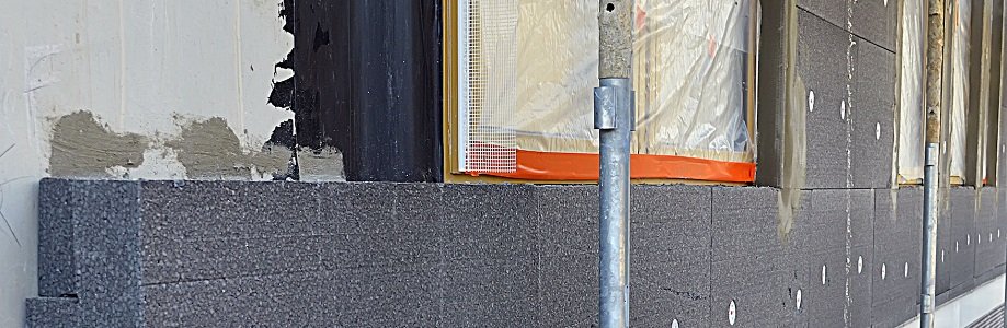 Styropor-Wärmedämmung