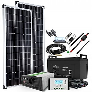 Solar-Inselanlage zur autarken Stromversorgung