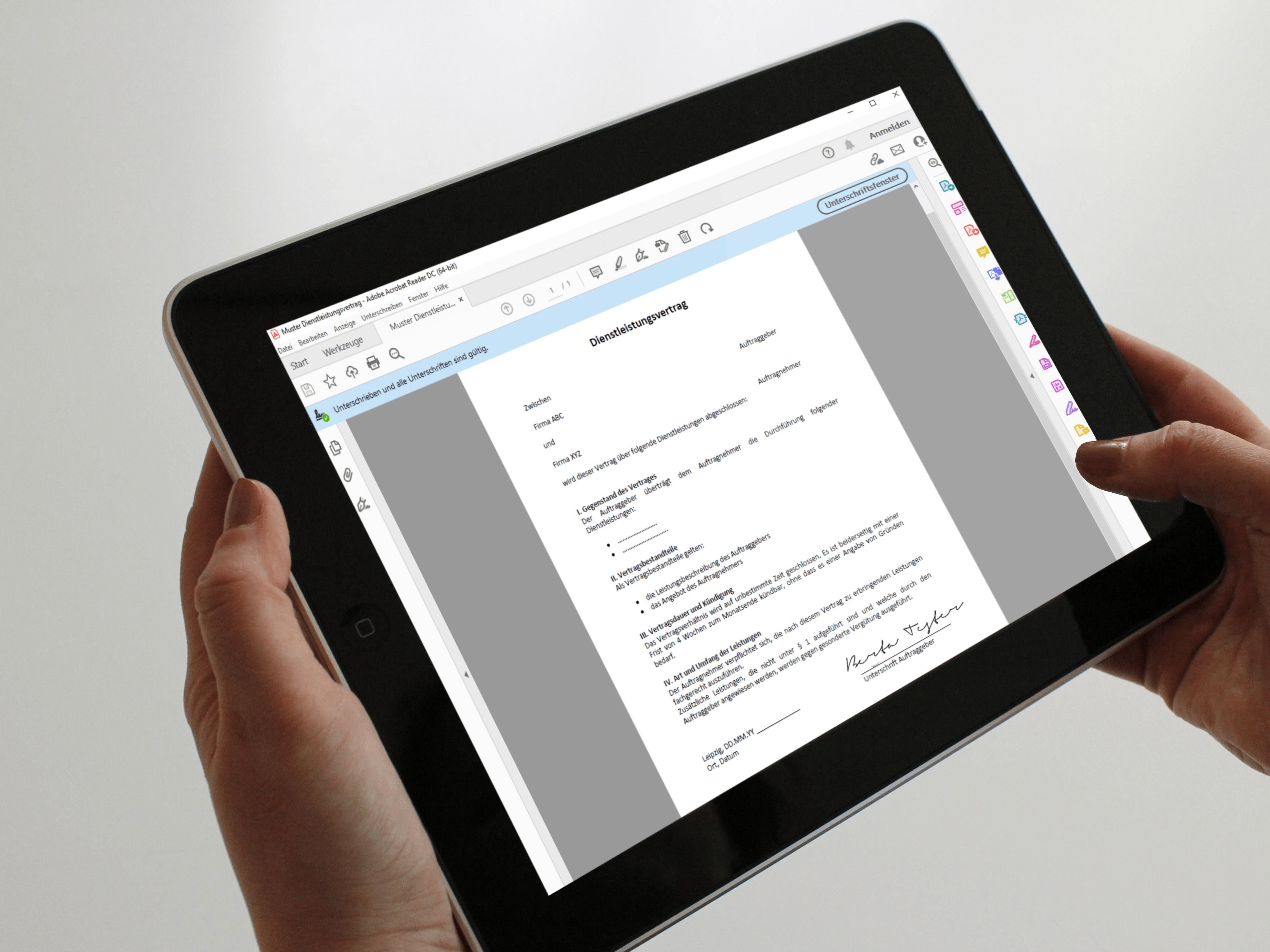 Ist die digitale Unterschrift beim Ausdrucken gültig? - Unternehmen