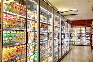 Bild zum Artikel: Kühlregal Supermarkt