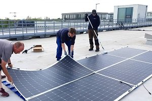 Nachgeführte PV-Anlage