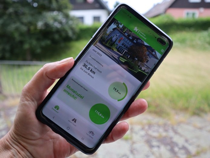 Mit dem Fahrrad zur Arbeit - Radelbonus-App