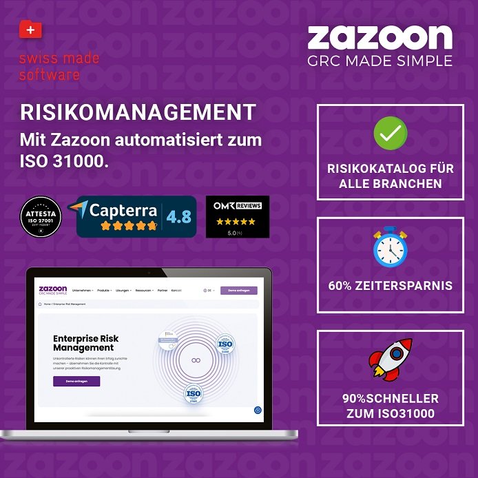Risikomanagement-Software von Zazoon Risikomanagement-Software von Zazoon