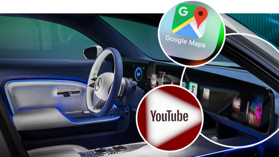 Mercedes Autobauer setzt bei Navigation auf Google Maps