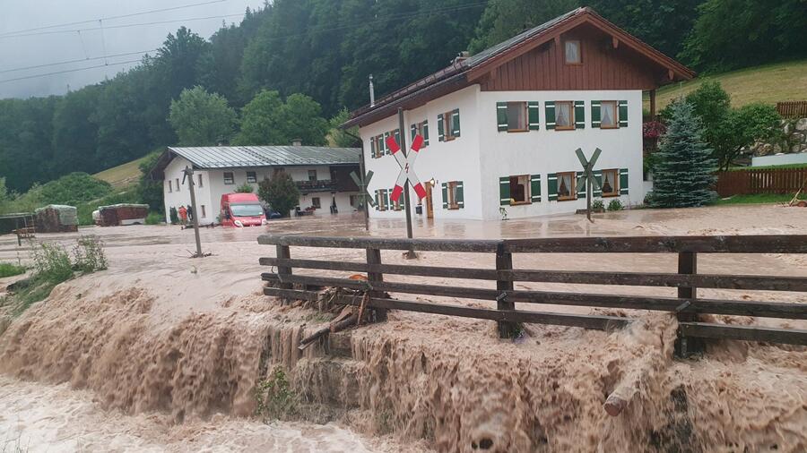 Hochwasserkatastrophe: Schweres Unwetter in Bayern und ...