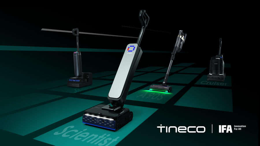 Die neuen Nass-Trockensauger und Akkustaubsauger von Tineco kombinieren starke Leistung mit smarten Funktionen für eine effiziente und komfortable Reinigung. // Weiterer Text über ots und www.presseportal.de/nr/158602 / Die Verwendung dieses Bildes für redaktionelle Zwecke ist unter Beachtung aller mitgeteilten Nutzungsbedingungen zulässig und dann auch honorarfrei. Veröffentlichung ausschließlich mit Bildrechte-Hinweis. Quelle: ECOVACS GLOBAL PTE. LTD.