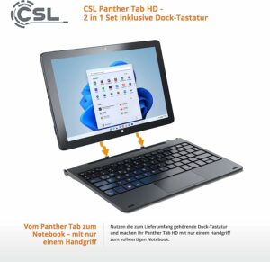 Tablet mit Tastatur