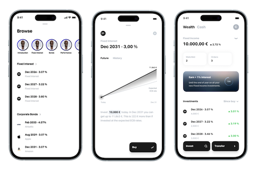 Trade Republic Screenshots - neue Zinsprodukte Foto: Trade Republic